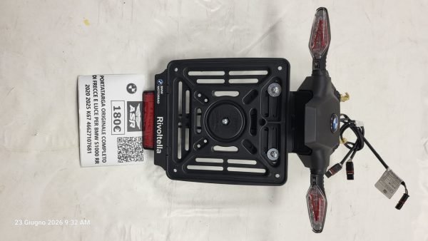PORTATARGA COMPLETO DI FRECCE E LUCE PER BMW S1000 RR 2020 2025 K67