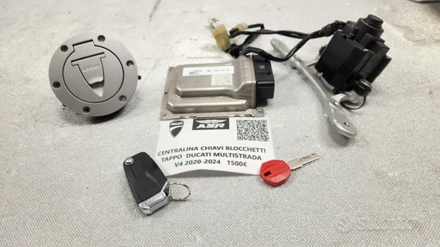 KIT CENTRALINA CHIAVI BLOCCHETTI TAPPI DUCATI MULT