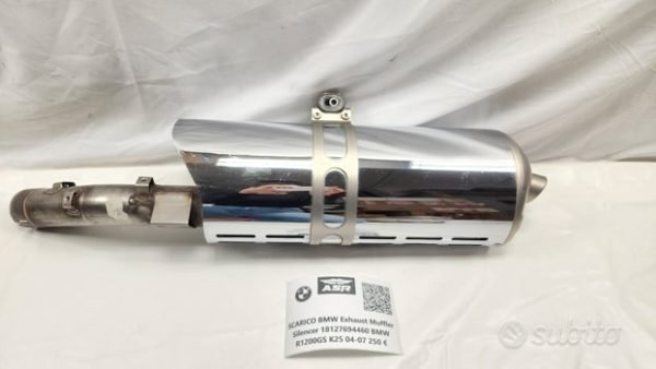 TERMINALE SCARICO ORIGINALE BMW R1200 GS K25 2004