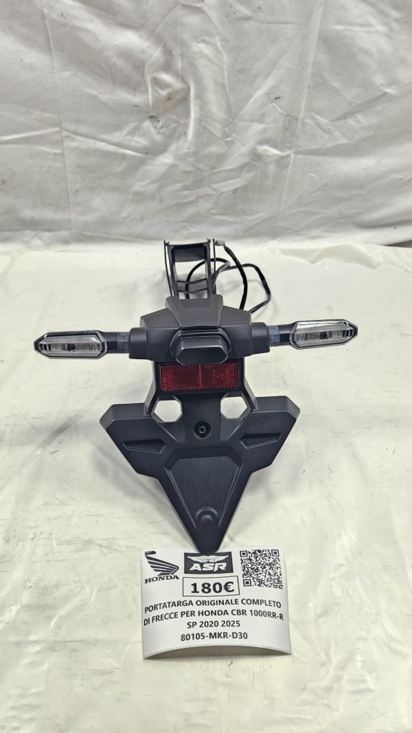 PORTATARGRA ORIGINALE COMPLETO DI FRECCE E LUCE PER HONDA CBR 1000 RR -R SP 2020