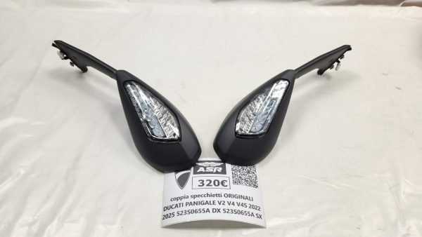 COPPIA SPECCHIETTI ORIGINALI DUCATI V4 V4S V2 V4R 2022 2025