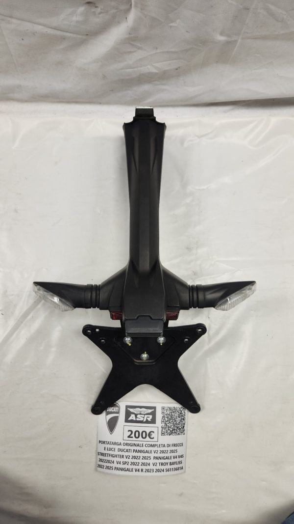 PORTATARGA ORIGINALE COMPLETA PER DUCATI PANIGALE V2 V4 V4S V4R STREETFIGHTER