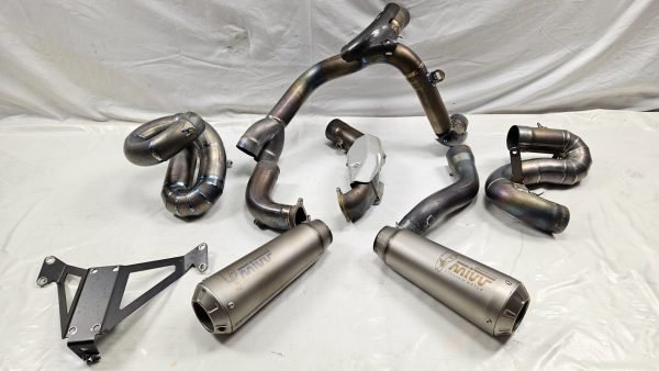 TERMINALE DI SCARICO MIVV X-M1 TITANIUM PER DUCATI PANIGALE V2 955 2020 2024