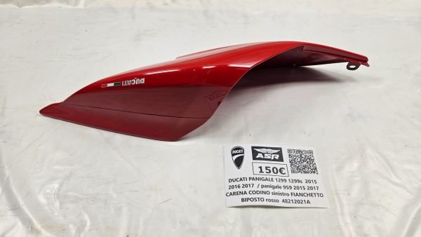 CARENA CODINO SINISTRO FIANCHETTO BIPOSTO ROSSO PER DUCATI PANIGALE 1299 959