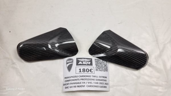 PARASPIGOLI CARBONIO EXTREM COMPONENTS PER DUCATI ANIGALE V4 V4S V4R 2022 2023