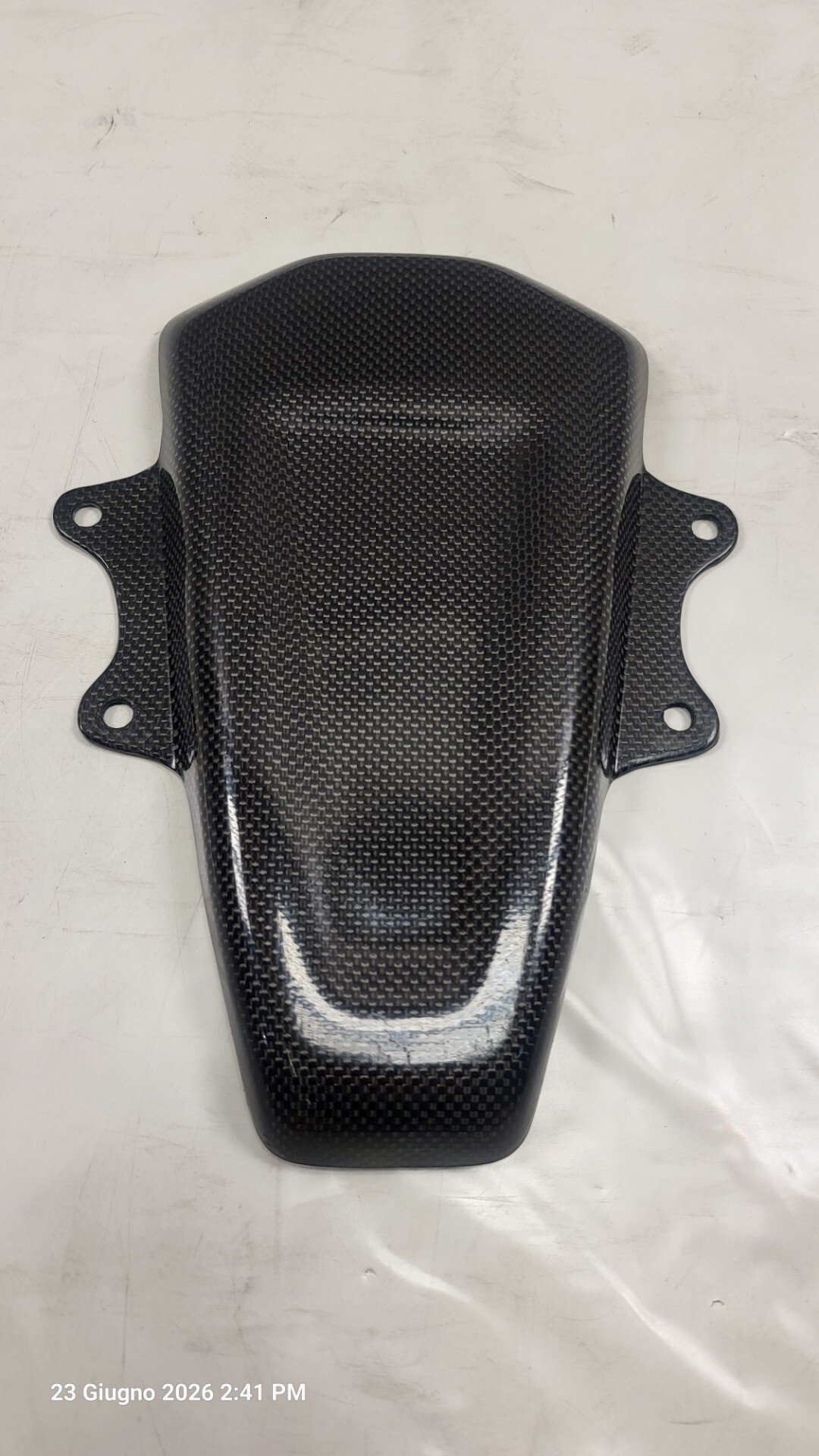 Copertura telaietto posteriore centrale in fibra di carbonio DUCATI PANIGALE V4