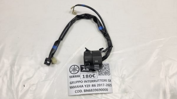 PULSANTIERA DEVIO LUCI SINISTRO YAMAHA YZF R6 2017 2025