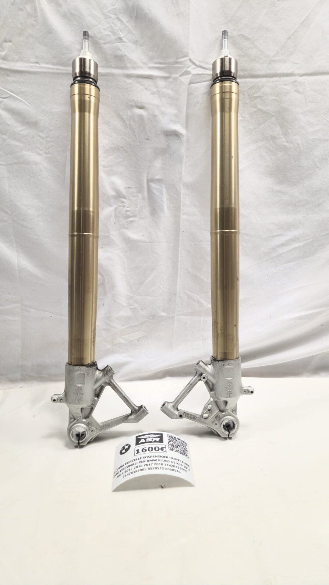 COPPIA FORCELLE ORO ORIGINALI PER BMW R1200 GS K50 2013 2018