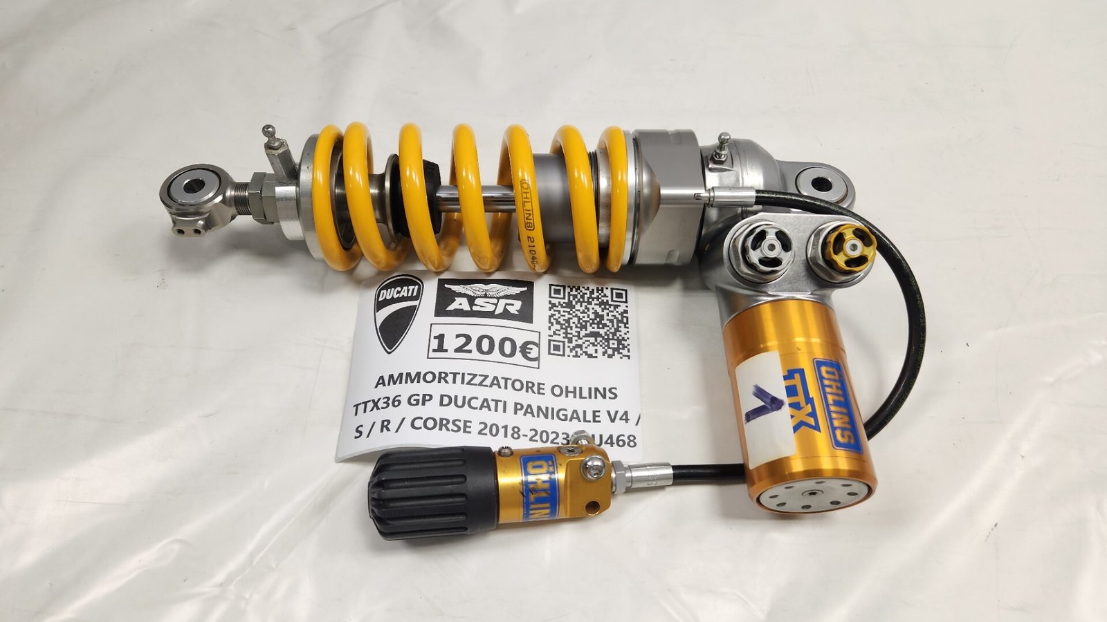AMMORTIZZATORE OHLINS TTX36 GP DUCATI PANIGALE V4 / S / R / CORSE 2018-2023