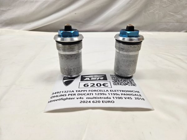 TAPPI FORCELLA ELETTRONIVHE OHLINS PER DUCATI PANIGALE 1299S 199S 2018 2024