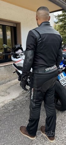 FREEDOM giacca ultra traspirante SPARTA in pelle/