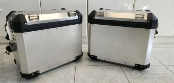 COPPIA VALIGIE LATERALI ALLUMINIO BMW F650 GS / F8