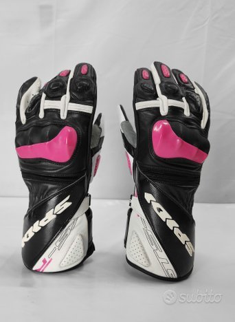 SPIDI GUANTO STS R2 PELLE DONNA fucsia NERO taglia