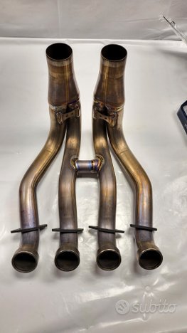 COLLETTORI TITANIO ORIGINALI YAMAHA YZF R1 M R1M 2 - immagine 2