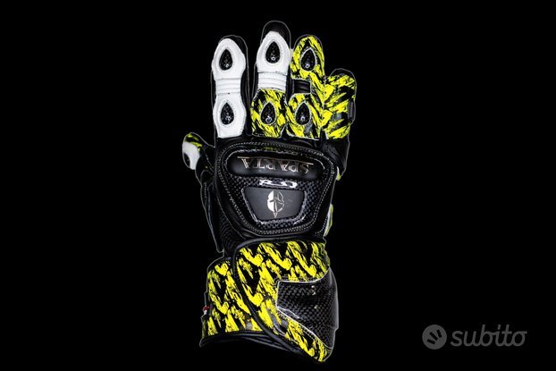 Guanti moto sparta shirin confusion giallo fluo / - immagine 2