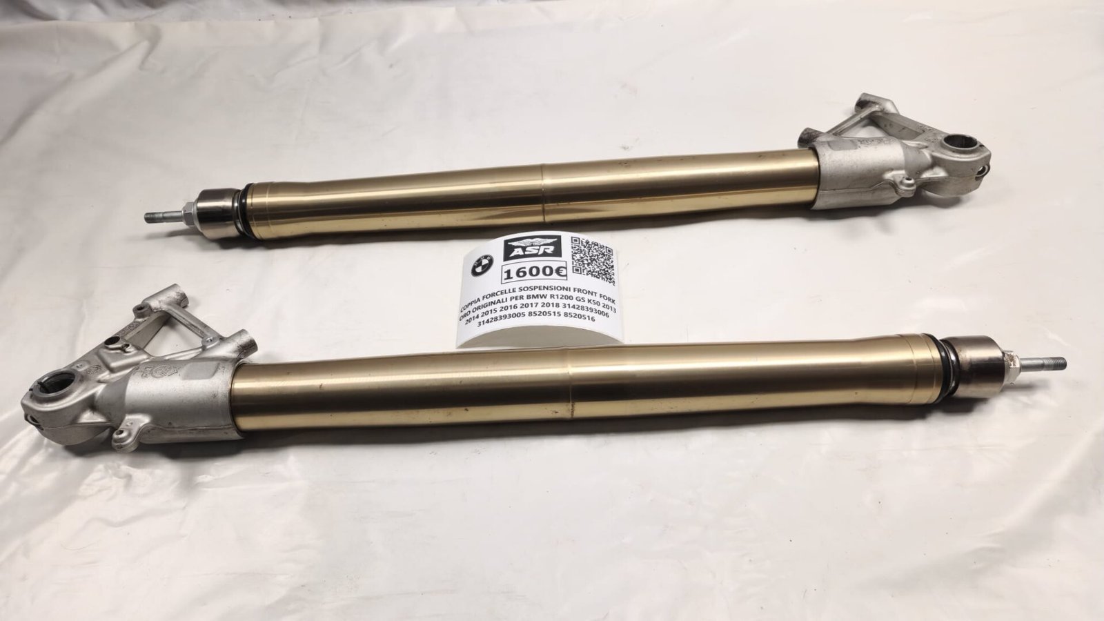 COPPIA FORCELLE ORO ORIGINALI PER BMW R1200 GS K50 2013 2018 - immagine 3