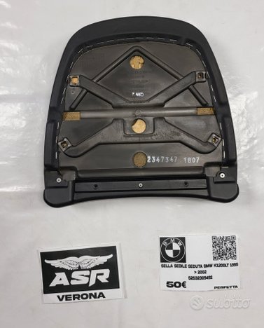 SELLA SEDILE SEAT POSTERIORE PASSEGGERO BMW K 1200 - immagine 3