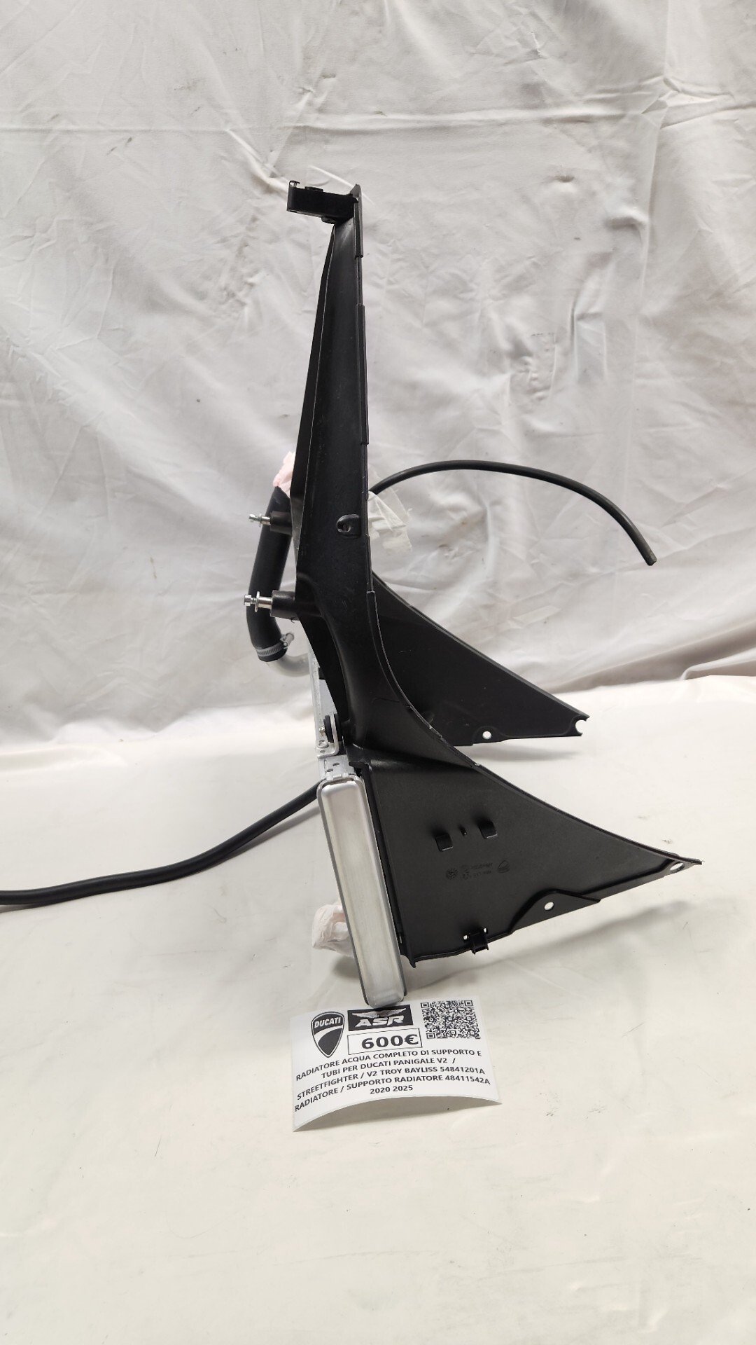 RADIATORE ACQUA COMPLETO DI SUPPORTO PER DUCATI PANIGALE V2 2020 2025 - immagine 4