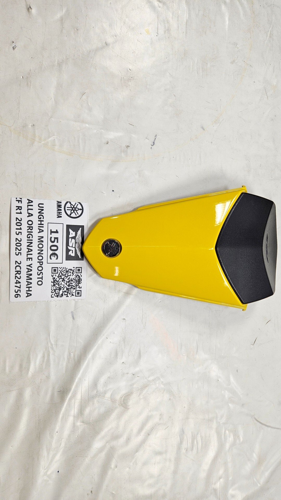 UNGHIA MONOPOSTO ORIGINALE GIALLA PER YAMAHA YZF R1 2015 2025 - immagine 6