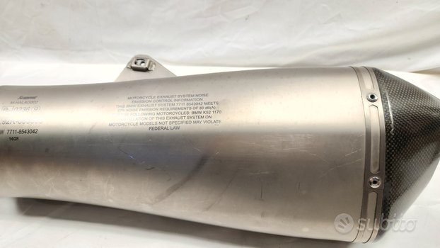 terminale scarico sportivo AKRAPOVIC BMW R1200RT R - immagine 6