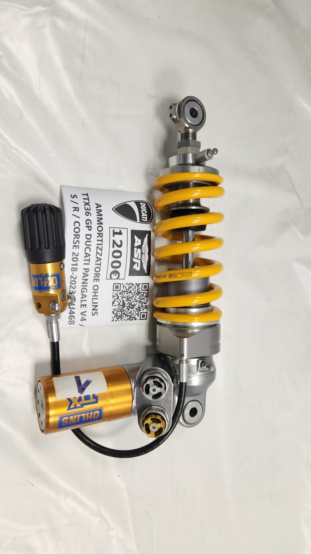 AMMORTIZZATORE OHLINS TTX36 GP DUCATI PANIGALE V4 / S / R / CORSE 2018-2023 - immagine 12